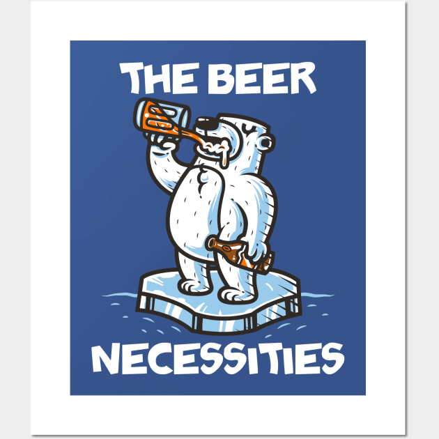 The Beer Necessities Wall Art by krisren28